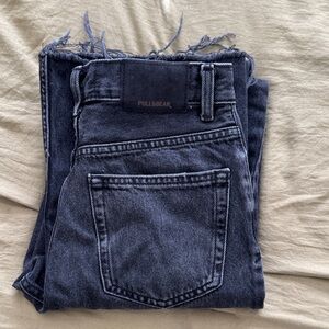 Pull&Bear Women's Boot Cut Jeans - Dark Blue